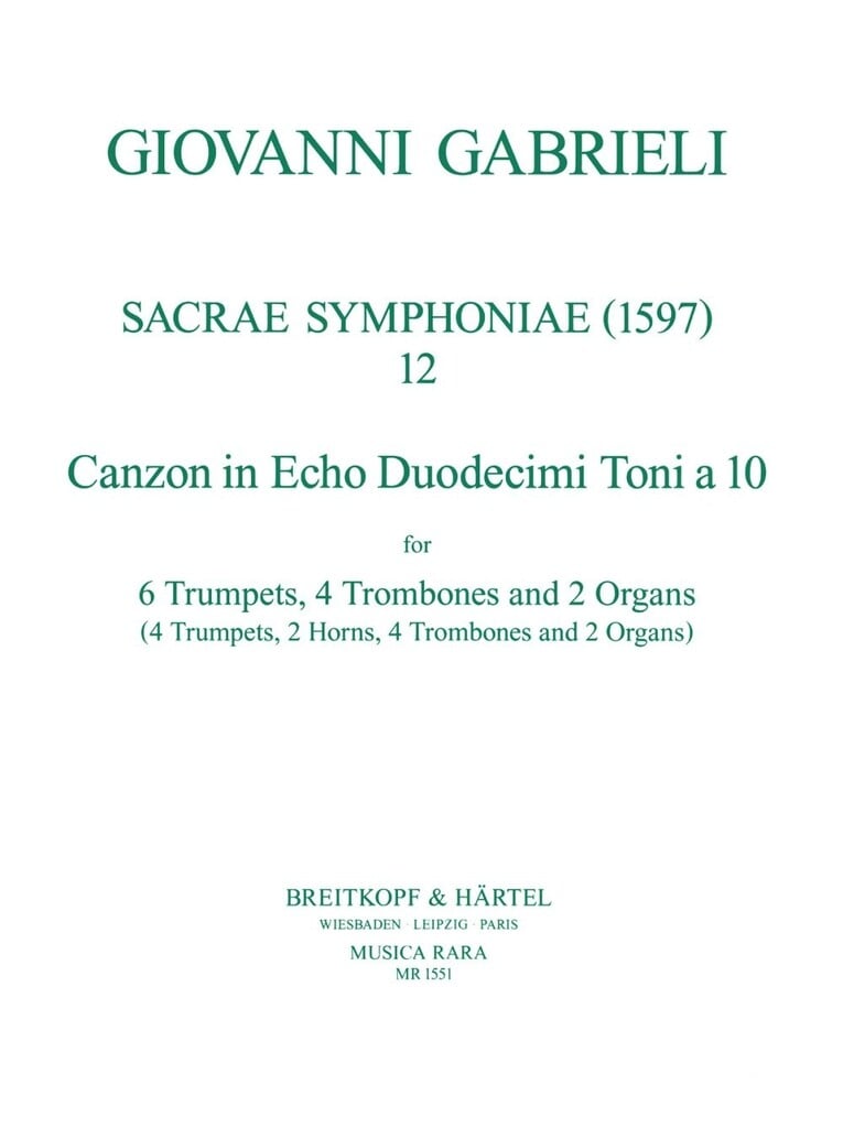 Sacrae Symphoniae (1597)Nr.12